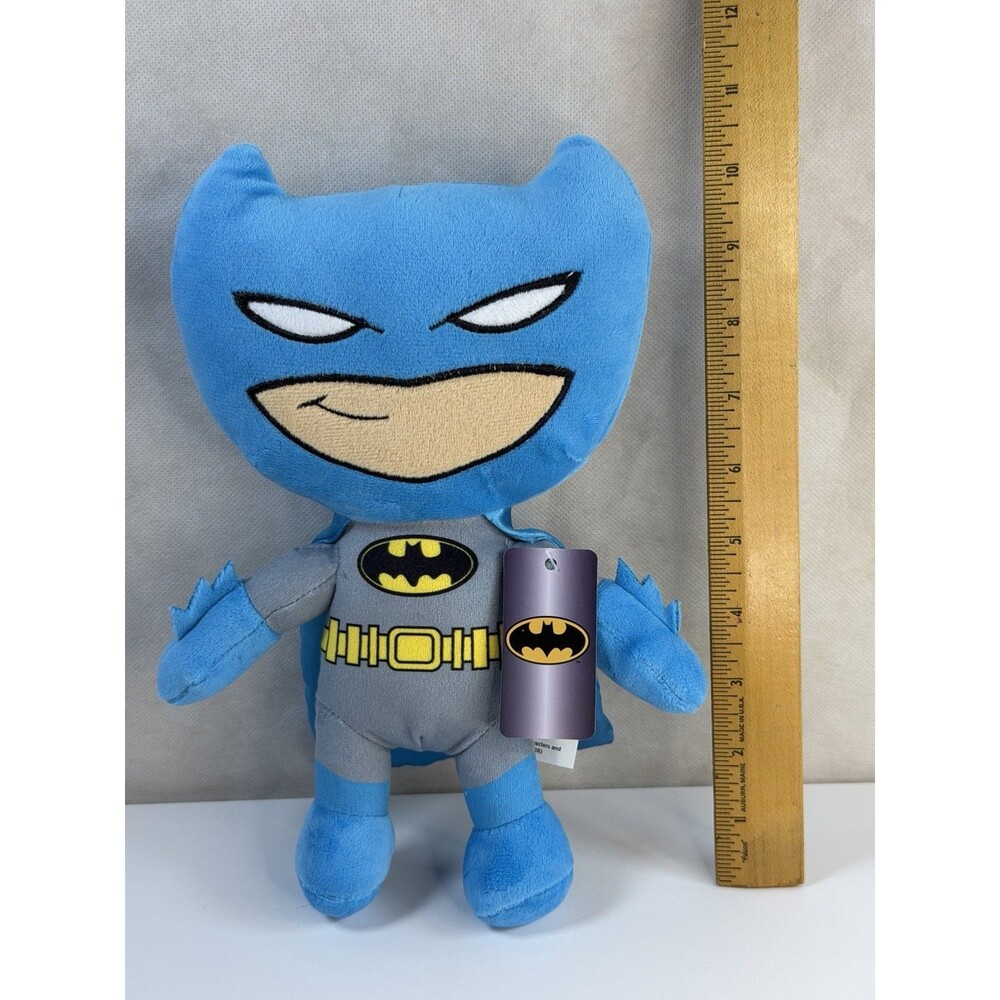 DC Comics Batman Blue Suit Plush Stuffed Animal Toy 11" NWT